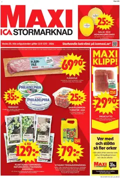 Förhandsgranska reklamblad Stockholm från butik ICA Maxi gäller från 11/05/2026
