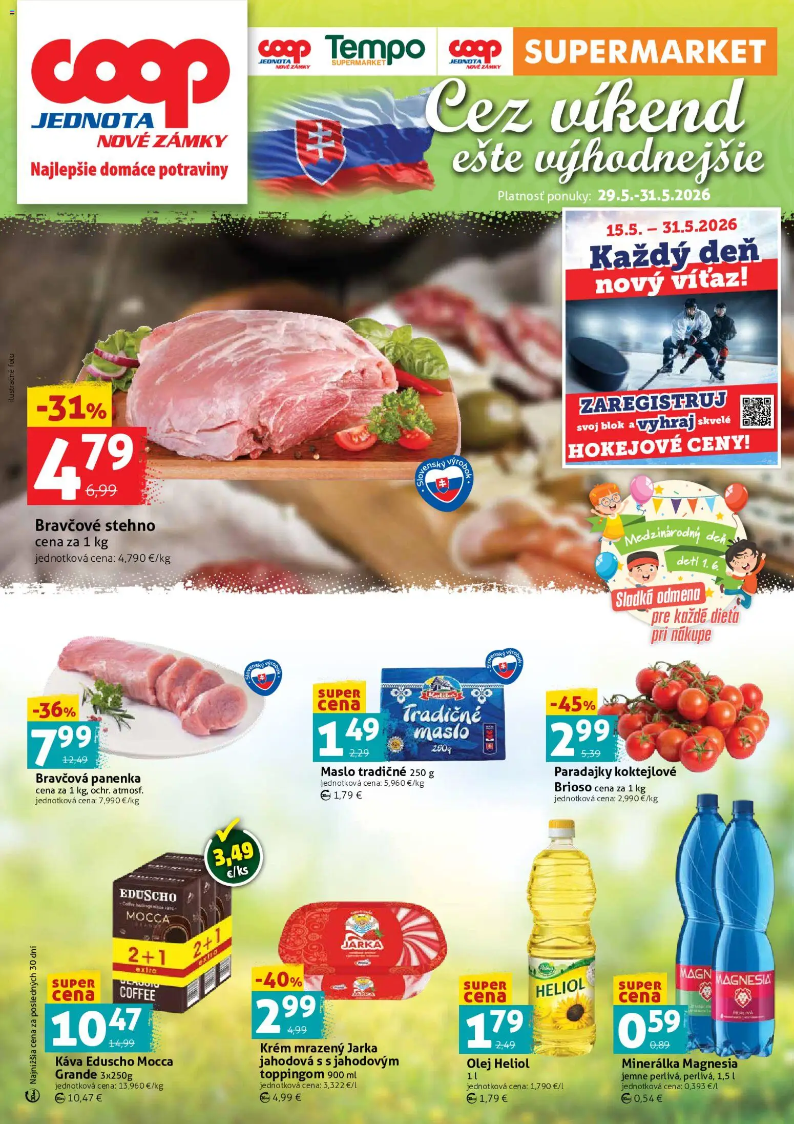 Náhľad COOP Jednota letáku platného od 29.05.2026