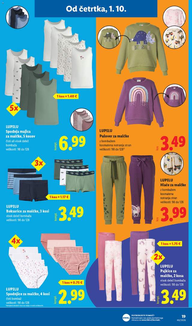 Novi Lidl katalog od 01.10.