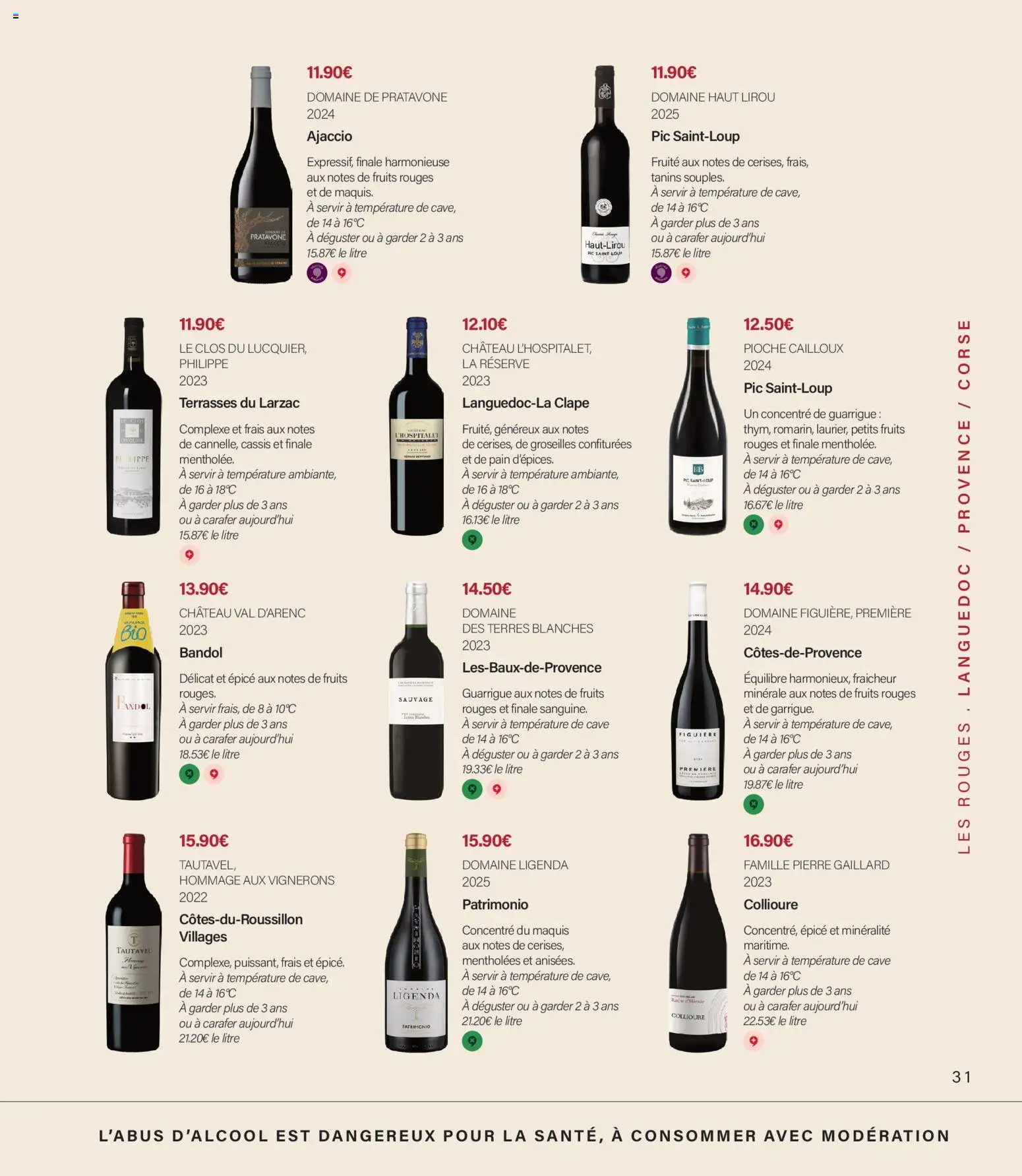 Prévisualisation de Monoprix - Guide foire aux vins du magasin Monoprix formulaire valide 11/09/2026 - Cassis, Fruits, Pain