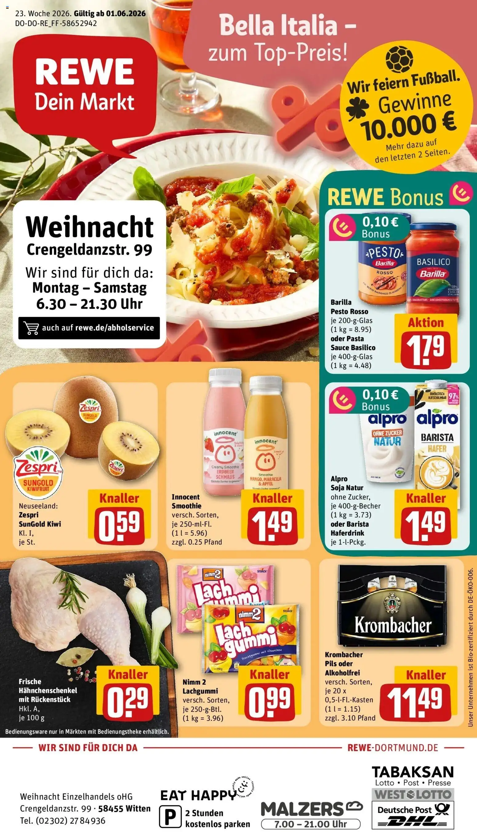 Vorschau von dem Prospekt des Geschäftes Rewe, gültig ab dem 01.06.2026