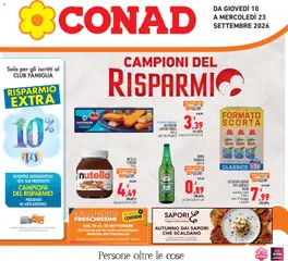 Anteprima dell'opuscolo Conad volantino Piemonte dal negozio Conad valido da 10/09/2026