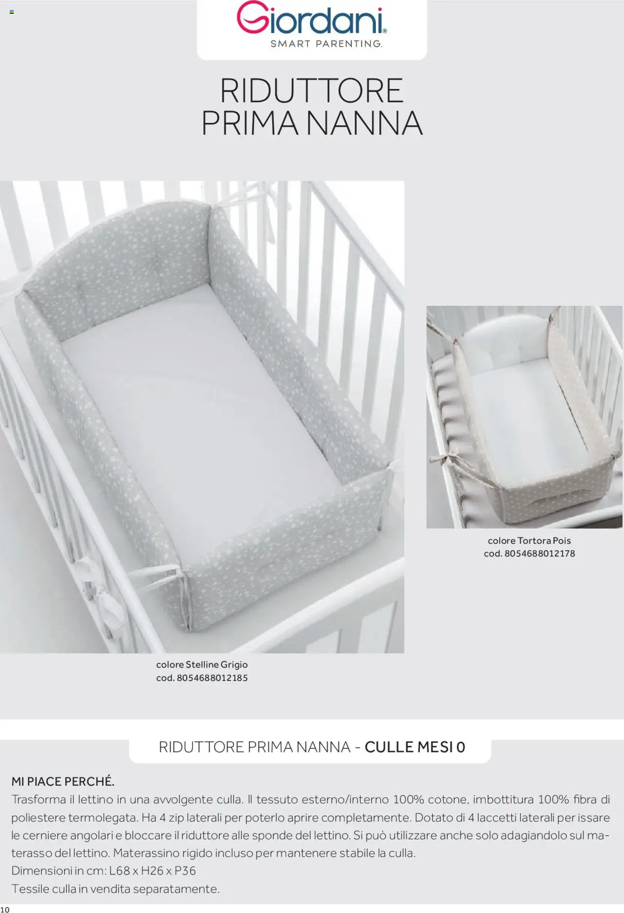 Anteprima dell'opuscolo Catalogo Camarette e Lettini dal negozio Prenatal valido da 01/01/2025 - Culla, Lettino