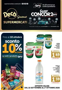 Anteprima dell'opuscolo Decò volantino Gourmet dal negozio Decò valido da 22/09/2026