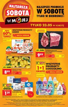 Pogląd gazetki "Biedronka gazetka - Najtańsza sobota" ze sklepu Biedronka ważnej od 23.05.2026