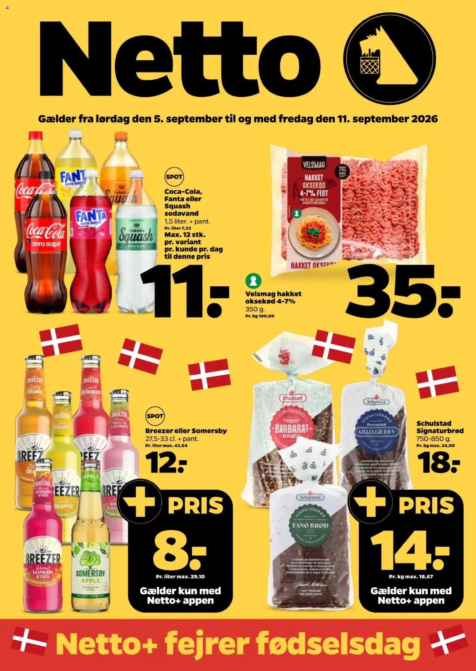 Eksempel på tilbudsavis Netto - Tilbudsavis uge 37 fra butik Netto gyldig fra 05/09/2026