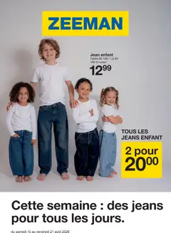 Prévisualisation de Zeeman Cette semaine du magasin Zeeman formulaire valide 15/08/2026