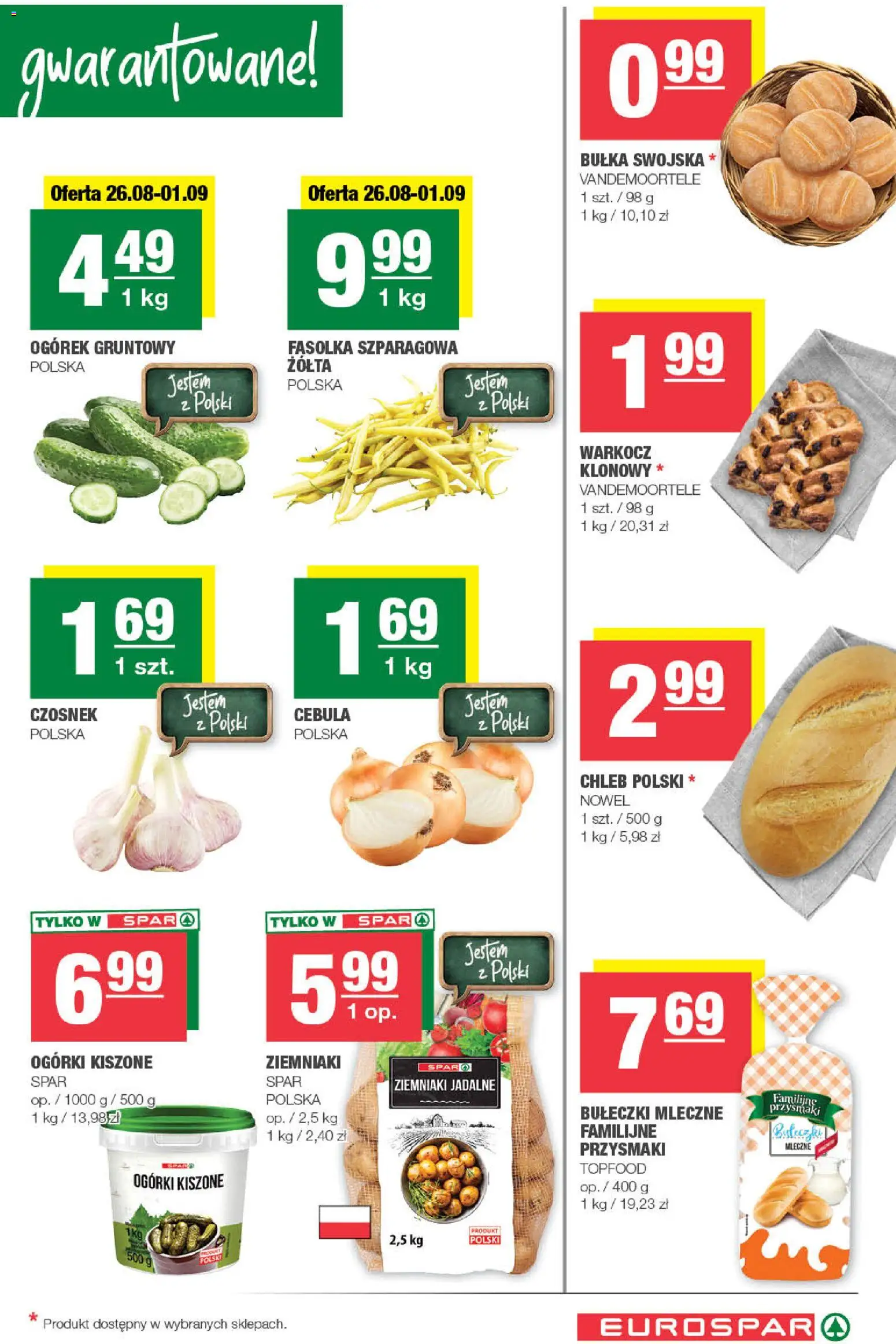 Pogląd gazetki "Spar gazetka - Eurospar" ze sklepu Spar ważnej od 26.08.2026