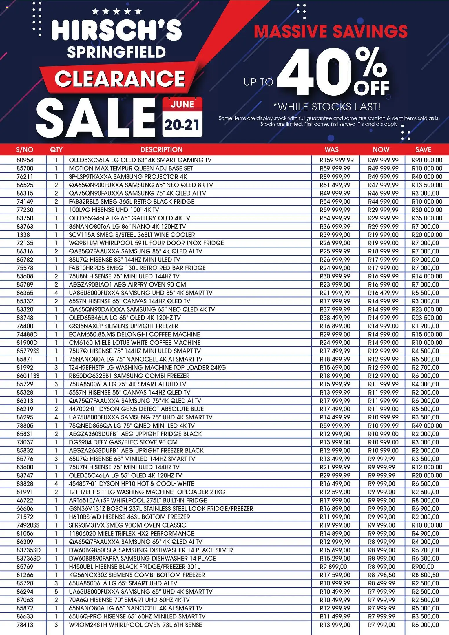 Preview of Hirsch's flyer valid from 20/06/2026