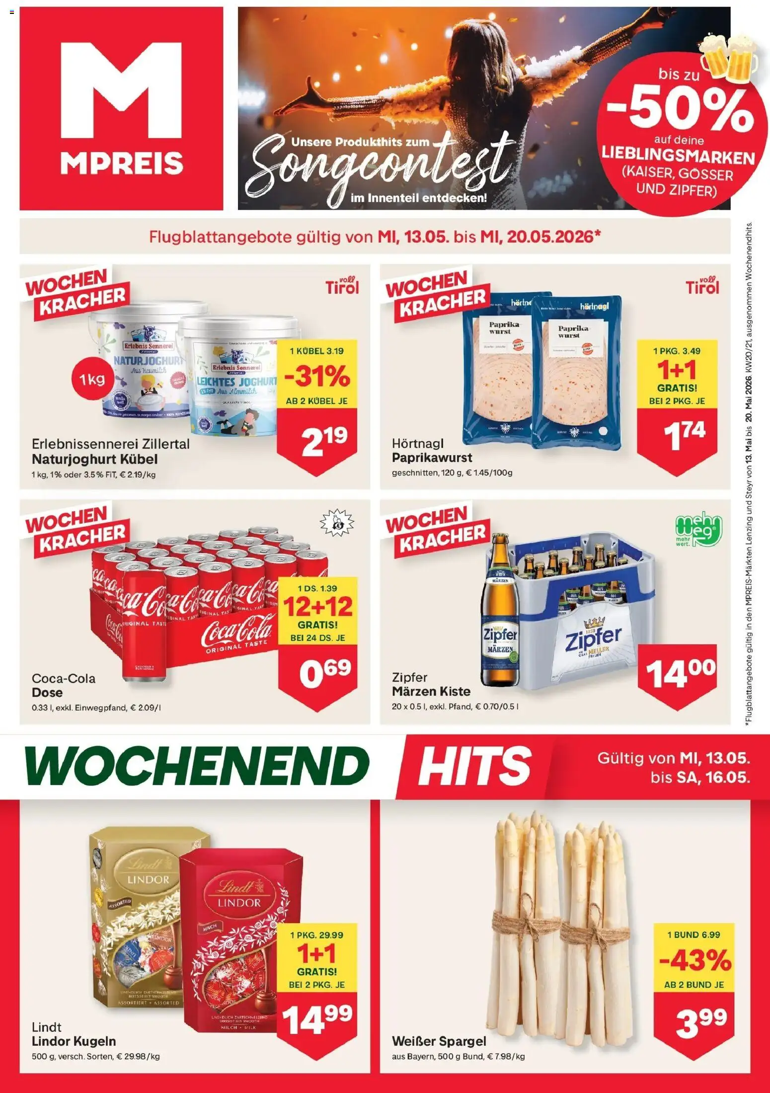 Vorschau der Angebote: MPREIS MPREIS Steyr gültig ab 12.05.2026