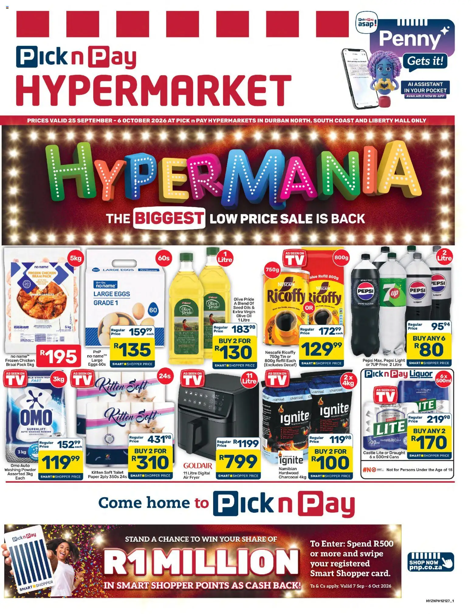 Preview of Pick n Pay flyer valid from 25/09/2026
