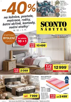 Náhled nabídky: Sconto nábytek Sconto nábytek leták platný od 14.10.2026