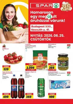 Spar - Spar Bp. Kossuth u. üzlet megújulás megtekintése, amely érvényes 2026.06.25.-től