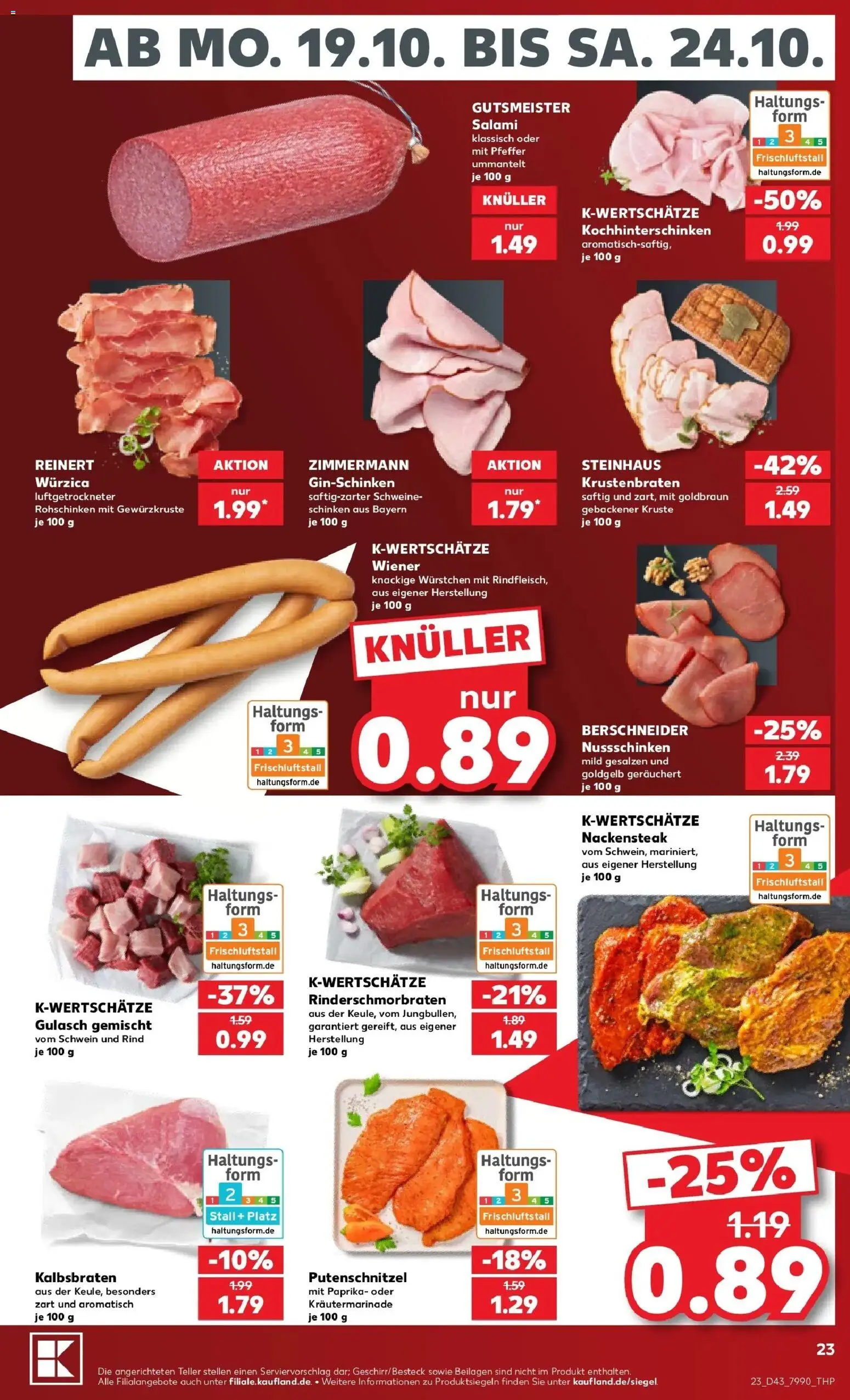 Vorschau von dem Prospekt des Geschäftes Kaufland, gültig ab dem 19.10.2026