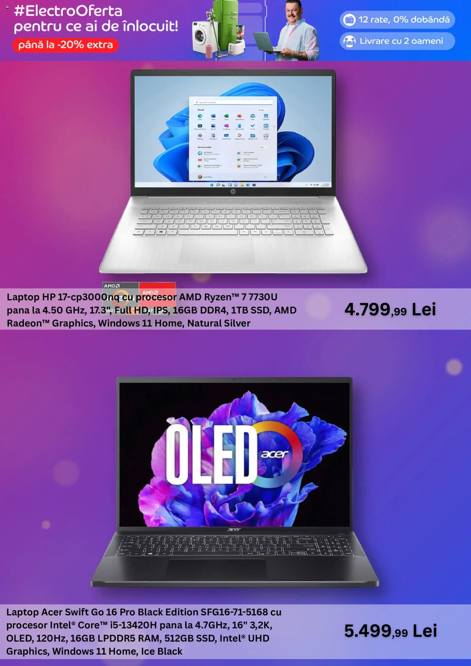 Previzualizarea de cataloage: Emag Emag Catalog valabil de la 28.09.2026 - Laptop, Black