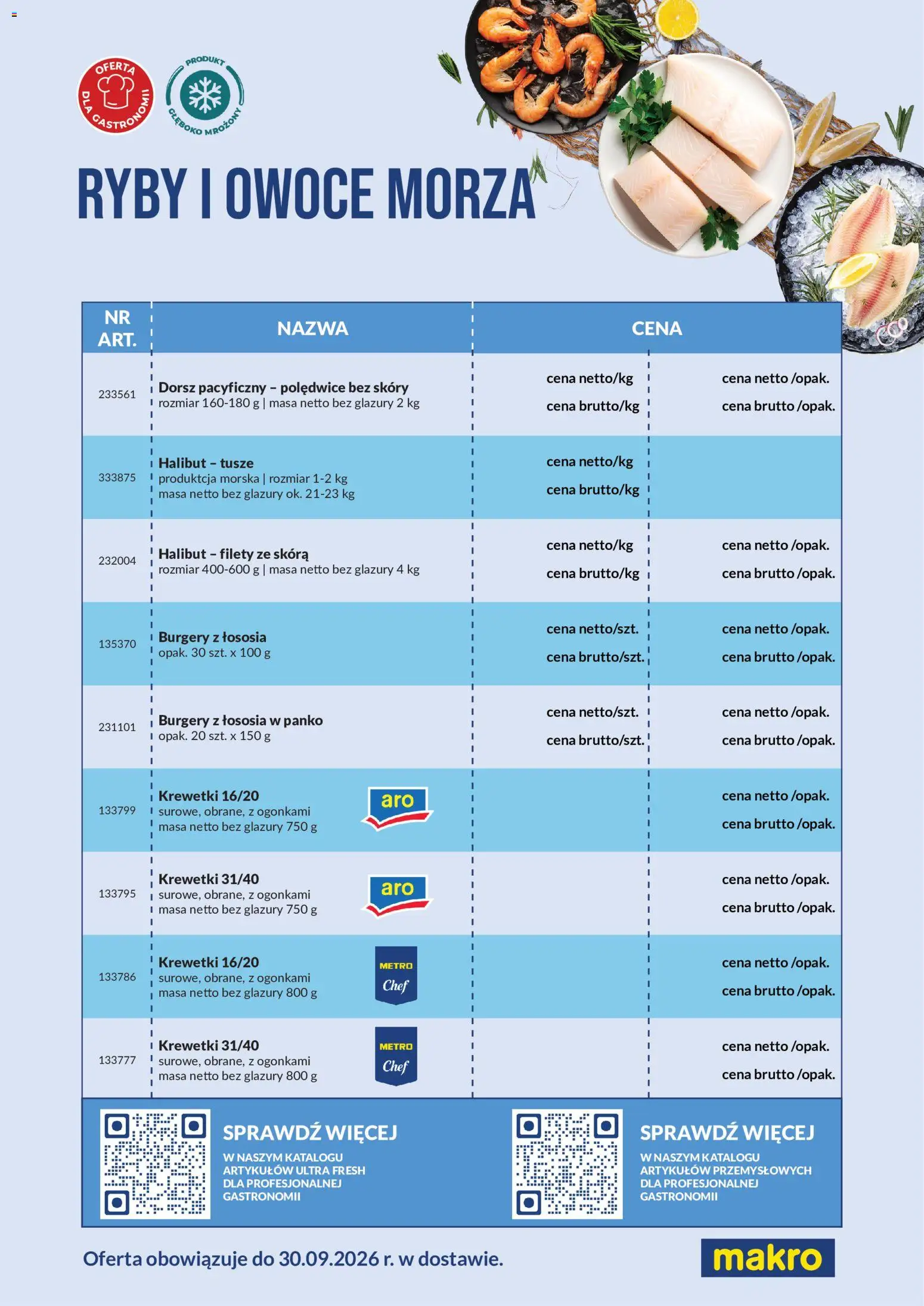 Pogląd gazetki "Makro gazetka - Ryby i owoce morza w dostawie" ze sklepu Makro ważnej od 01.06.2026