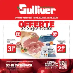 Anteprima dell'opuscolo Gulliver volantino dal negozio Gulliver valido da 15/06/2026