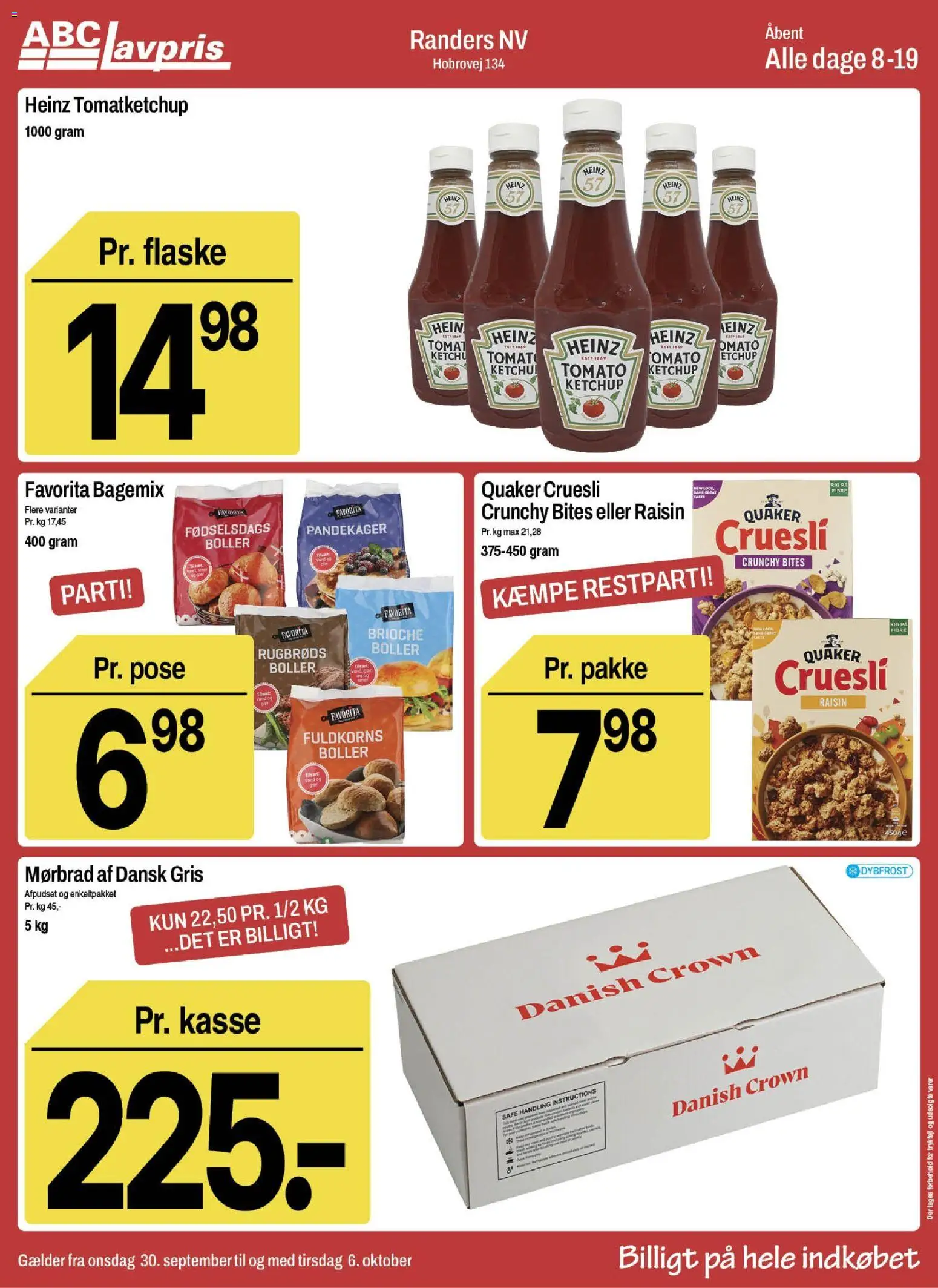Eksempel på tilbudsavis Abc Lavpris - Tilbudsavis uge 40 fra butik Abc Lavpris gyldig fra 30/09/2026