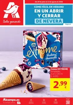 Vista previa del folleto de la tienda Alcampo válido desde el 29/07/2026 