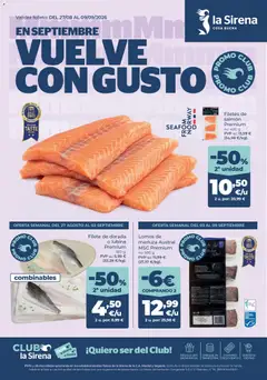 Vista previa del folleto de la tienda La Sirena válido desde el 27/08/2026 