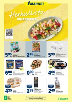 Kaupan S-market S-market tarjoukset - Herkullista juhannusta esikatselu, voimassa 10/06/2026