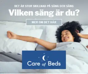 Förhandsgranska reklamblad Care of beds från butik Erbjudanden gäller från 05/06/2026