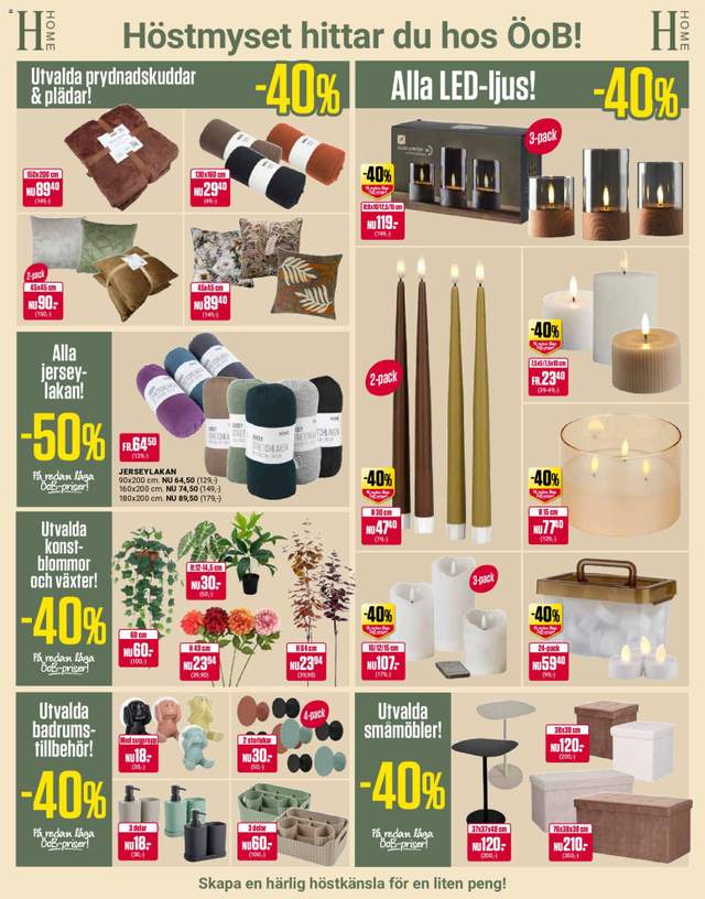 Nytt ÖoB reklamblad från 12/10