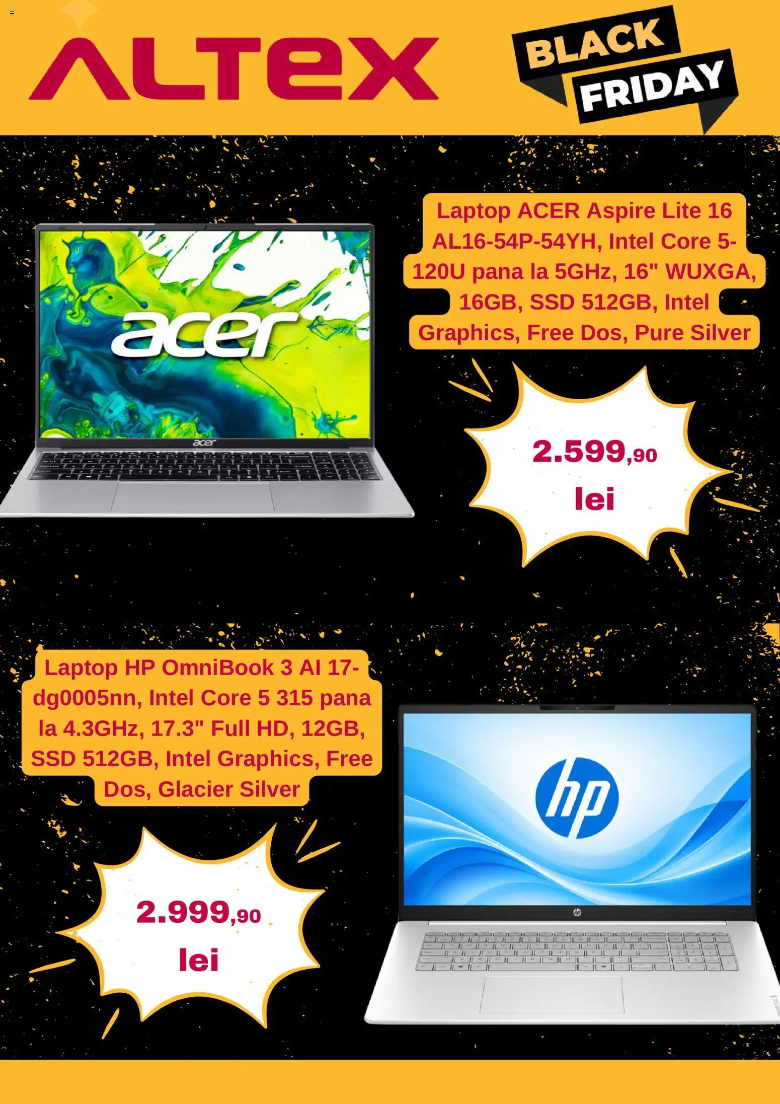 Previzualizarea de cataloage: Altex Altex Black Friday valabil de la 29.10.2026