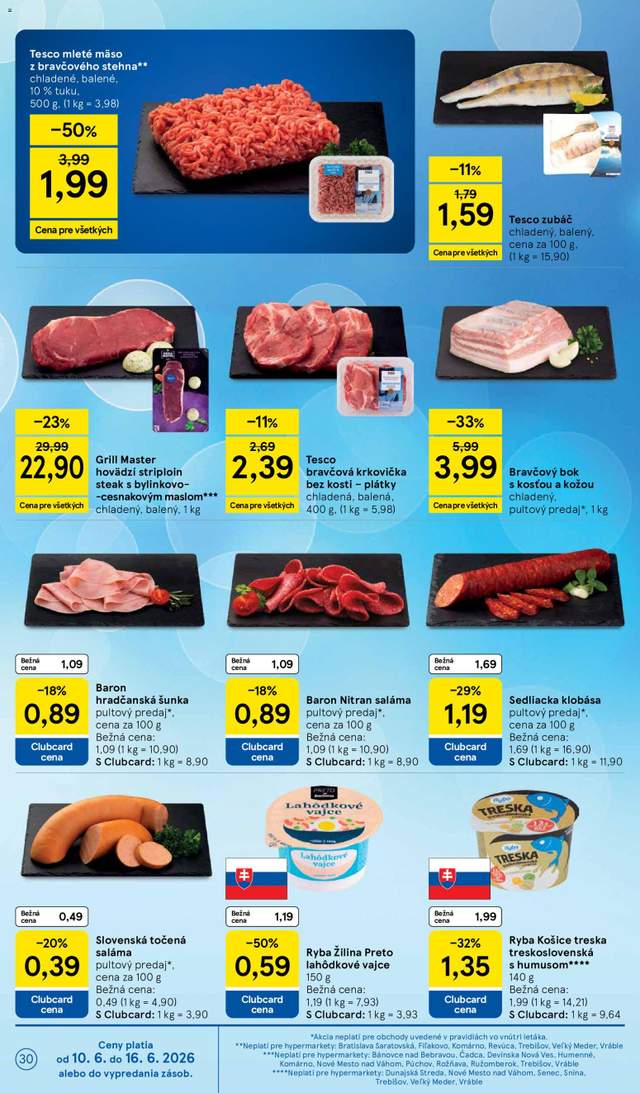 Nový Tesco leták od 10.06.