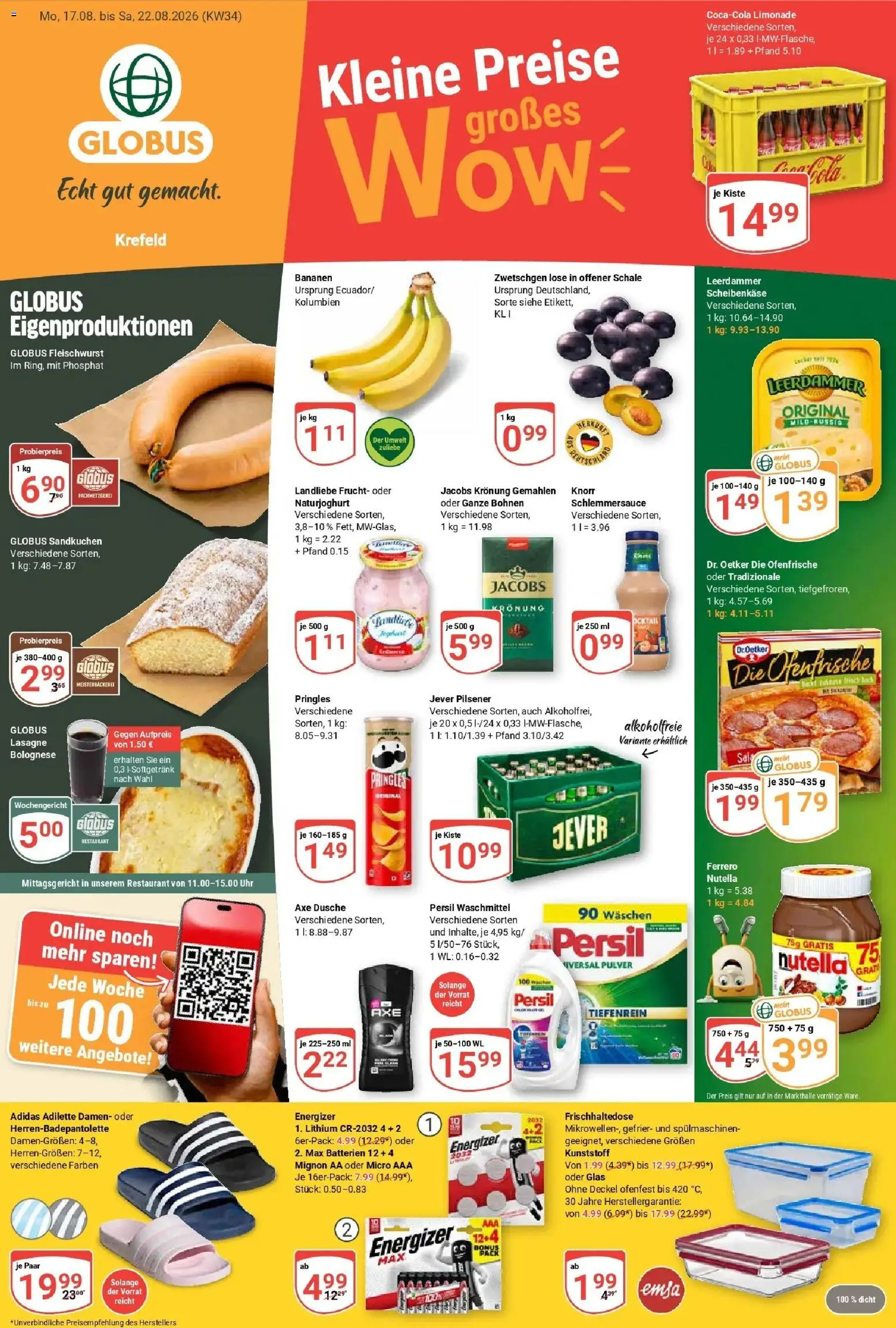 Vorschau von dem Prospekt des Geschäftes Globus, gültig ab dem 17.08.2026