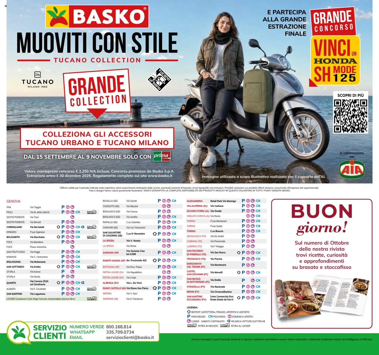 Anteprima dell'opuscolo Basko volantino Speciale Autunno dal negozio Basko valido da 20/10/2026 - Piscina, PC, Carbone, Rivista