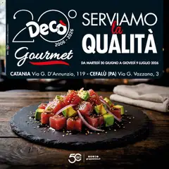 Anteprima dell'opuscolo Decò volantino Gourmet Sicilia dal negozio Decò valido da 30/06/2026