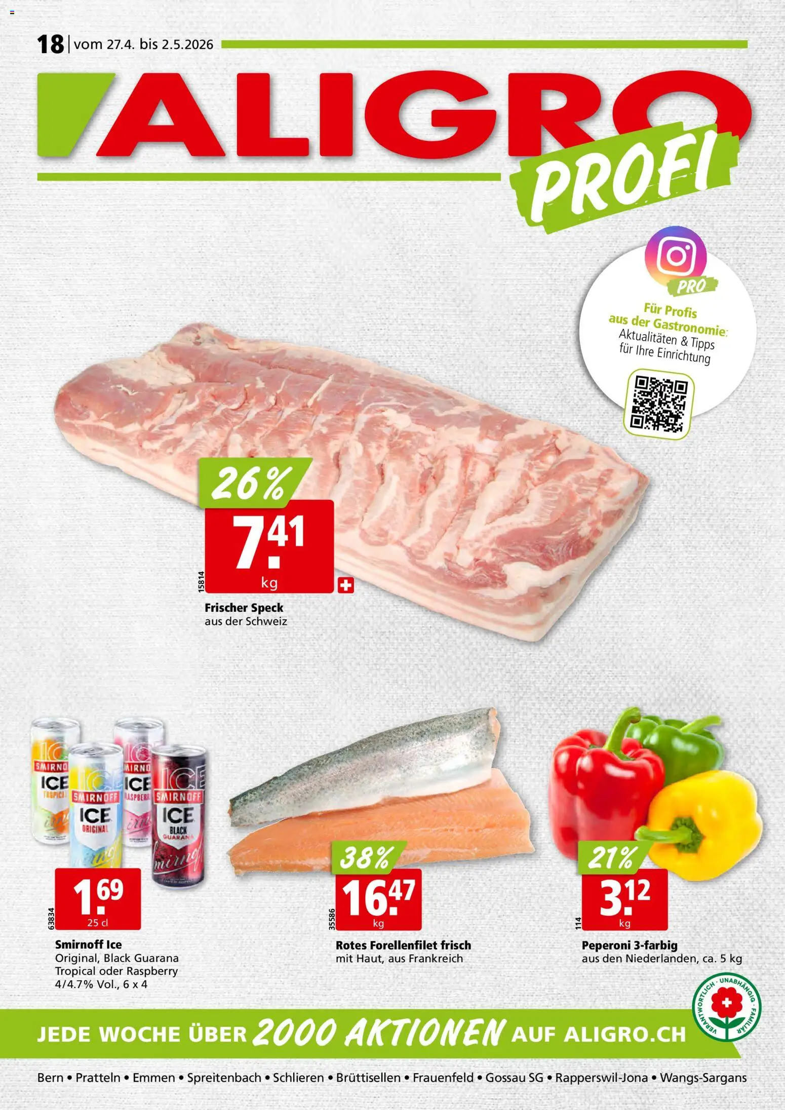 Vorschau des Merkblatts Aligro aktionen vom Shop Aligro gültig von 27.05.2026 bis 02.05.2027