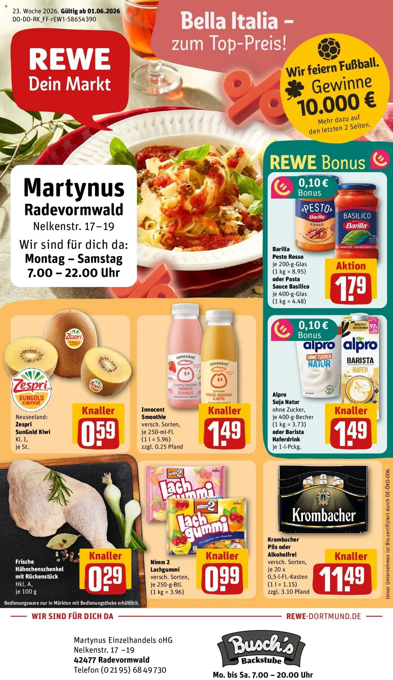 Vorschau von dem Prospekt des Geschäftes Rewe, gültig ab dem 01.06.2026