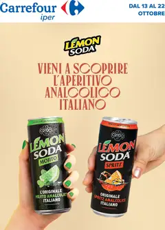 Anteprima dell'opuscolo Carrefour volantino Iper Lemonsoda dal negozio Carrefour valido da 13/10/2026