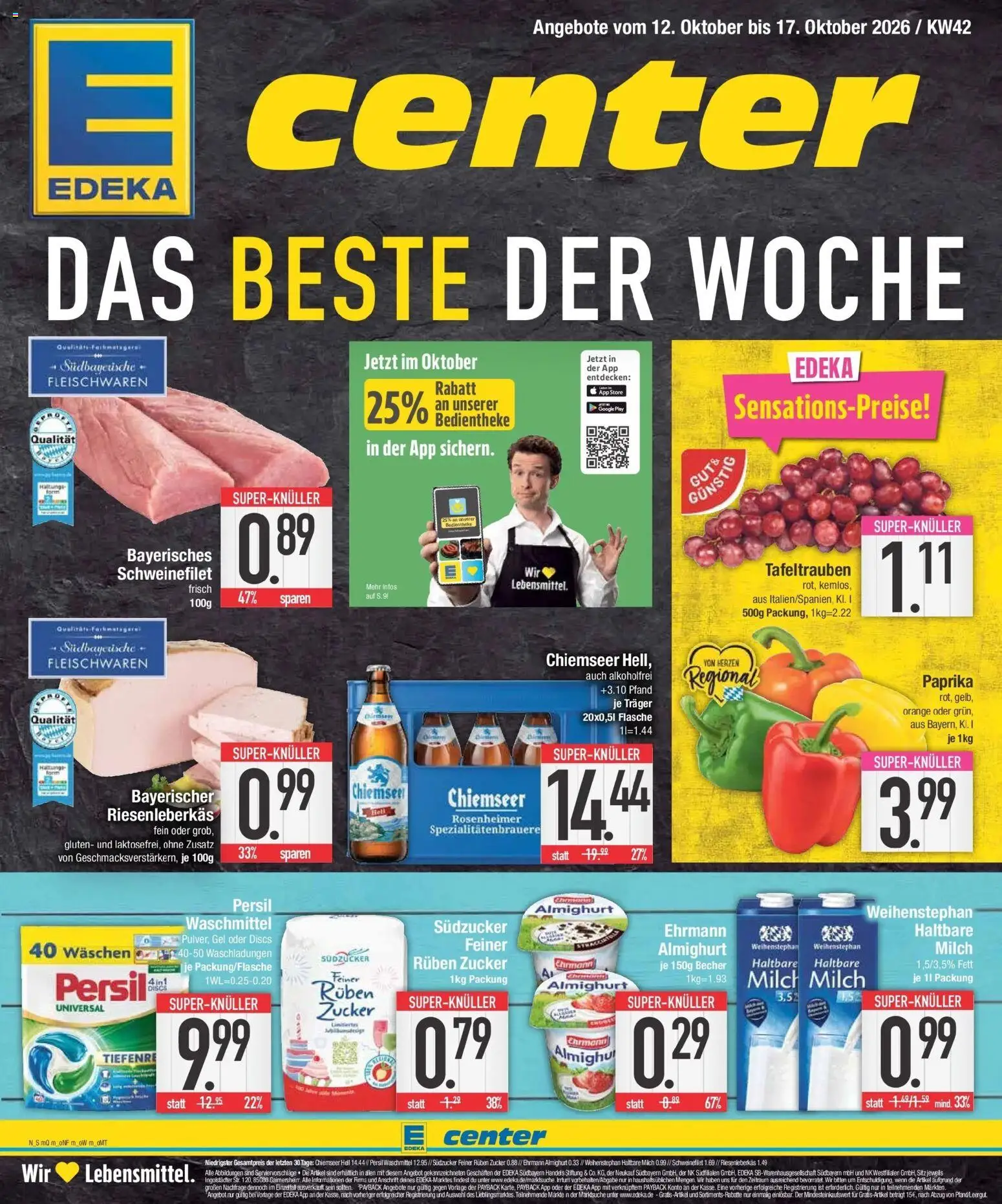 Vorschau von dem Prospekt des Geschäftes E center, gültig ab dem 12.10.2026