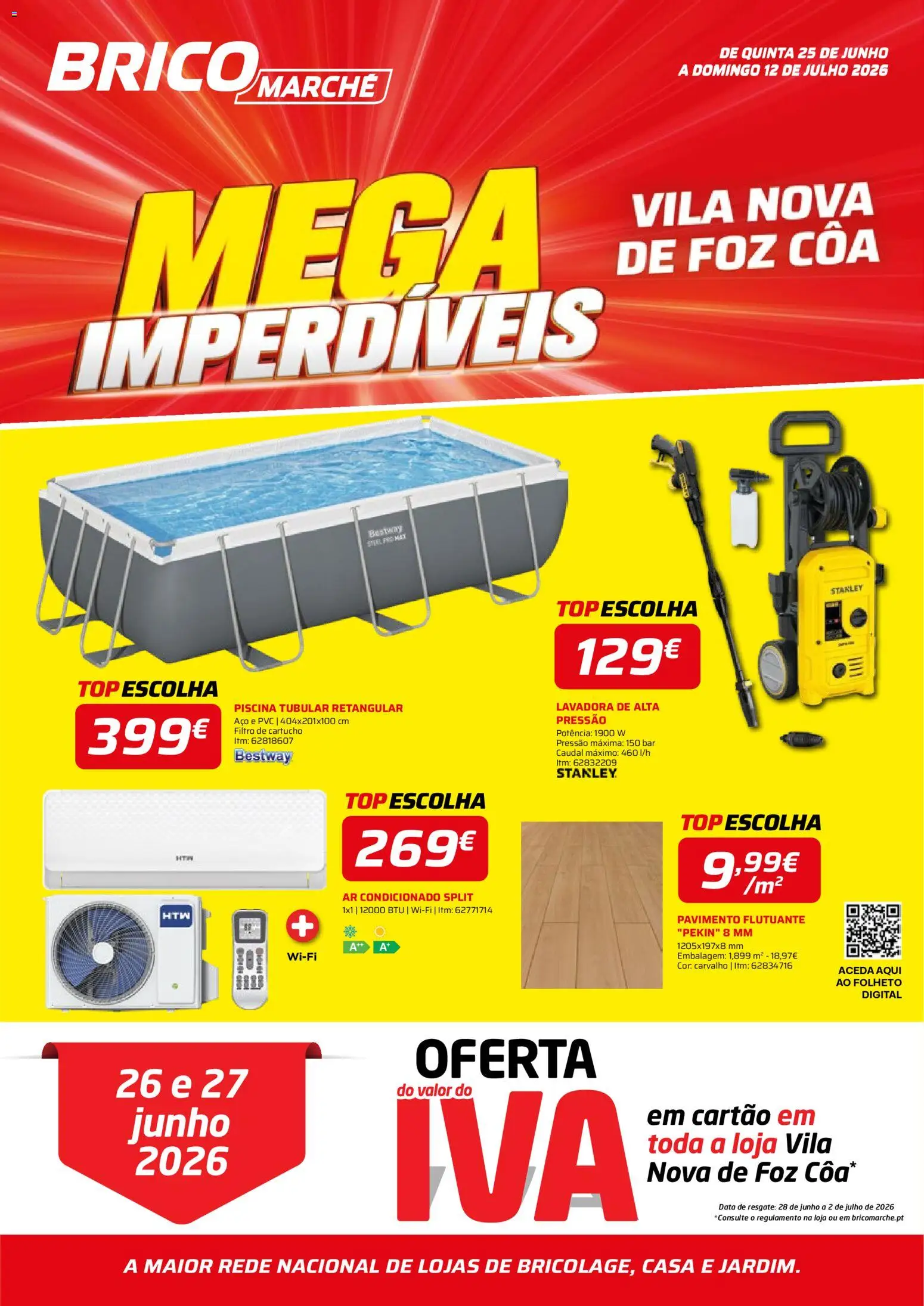 Pré-visualização do folheto da loja BricoMarché válida a partir de 25/06/2026