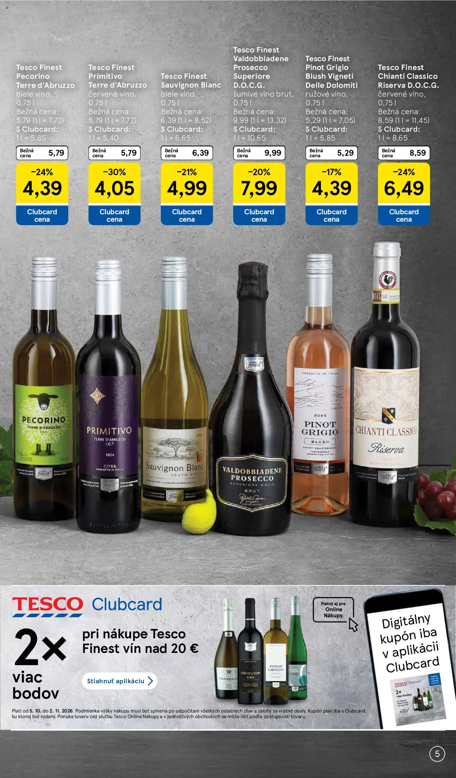 Náhľad Tesco letáku platného od 05.10.2026