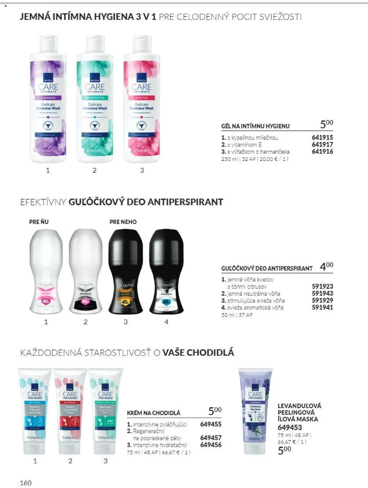 Náhľad Avon letáku platného od 01.10.2026 - Maska, Antiperspirant, Krém