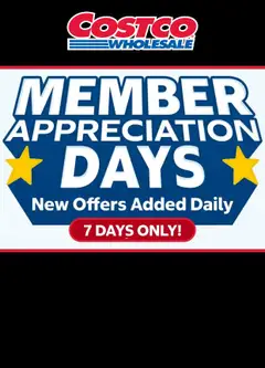 Preview of catalogue Costco Catalogue - Member Appreciation Deals from shop Costco valid 28/09/2026