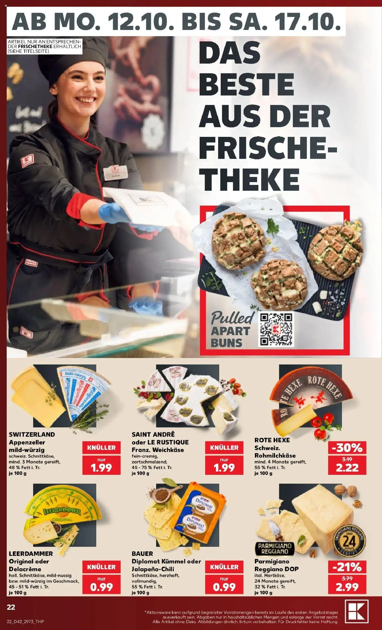 Vorschau von dem Prospekt des Geschäftes Kaufland, gültig ab dem 12.10.2026 - Theke, Leerdammer