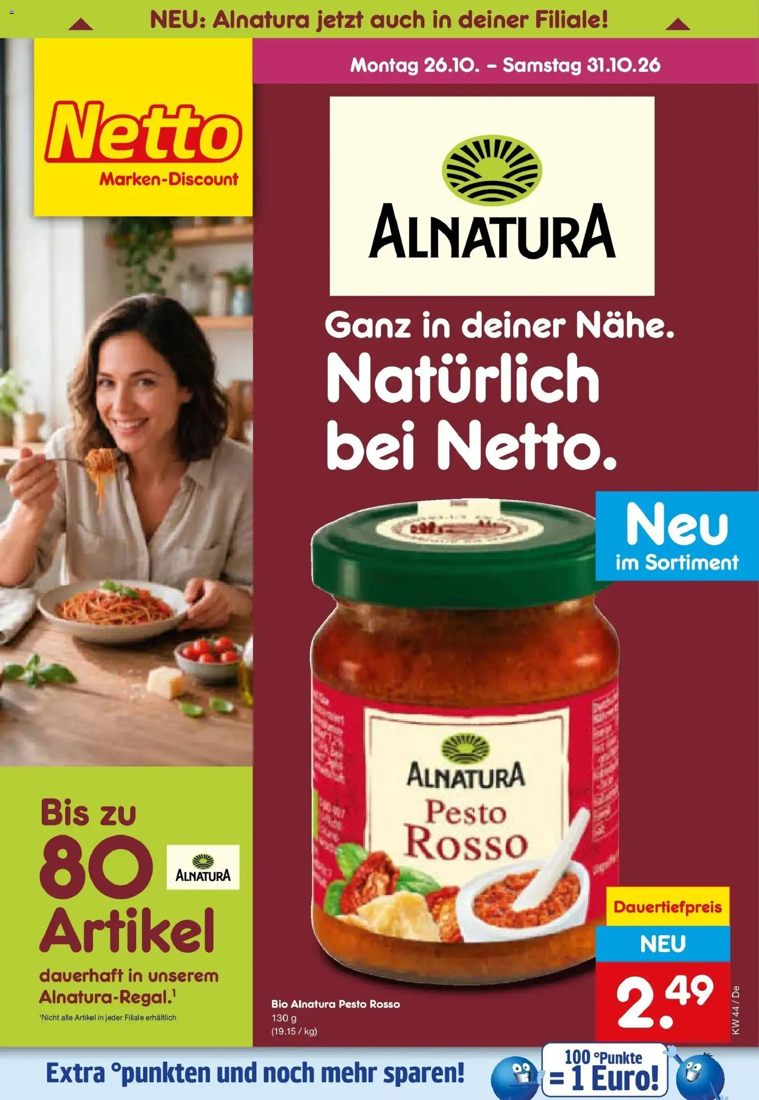 Vorschau von dem Prospekt des Geschäftes Netto Marken-Discount, gültig ab dem 26.10.2026