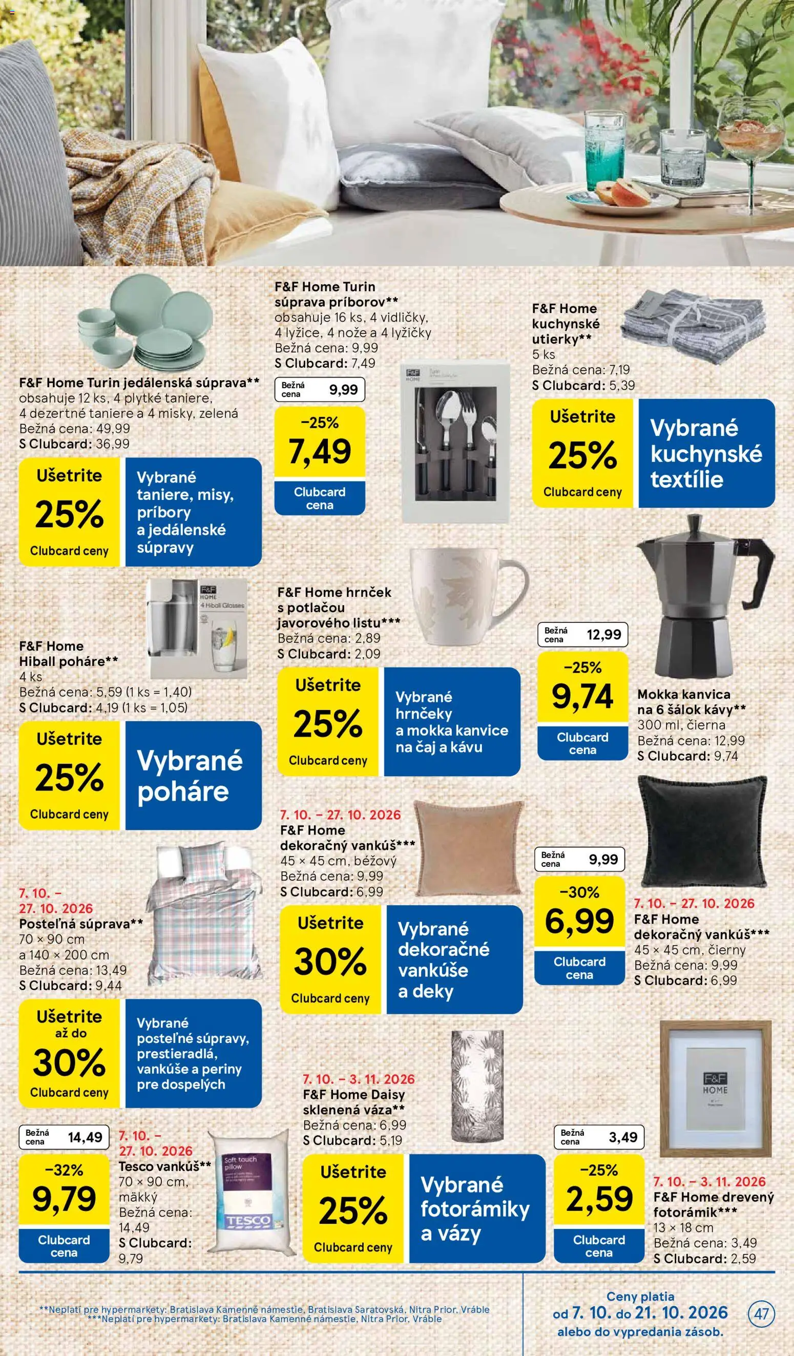 Náhľad Tesco letáku platného od 07.10.2026