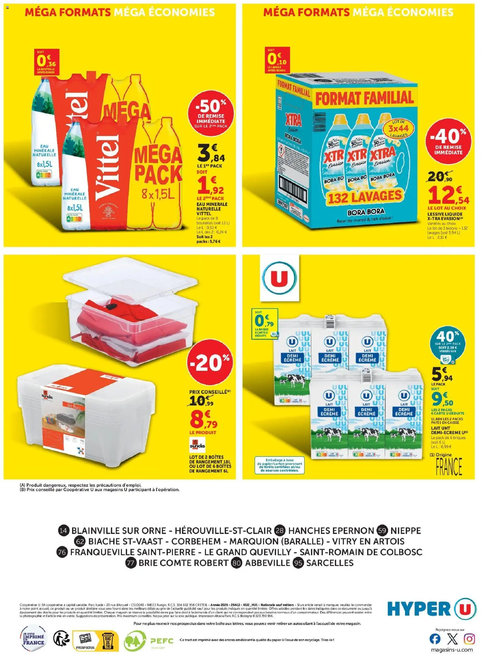 Prévisualisation de Hyper U - Les prix bas de la semaine du magasin Hyper U formulaire valide 27/10/2026