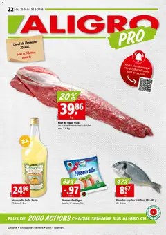 Vorschau des Merkblatts Aligro aktionen Chavannes, Matran, Genève, Sion vom Shop Aligro gültig von 25.05.2026 bis 30.05.2026