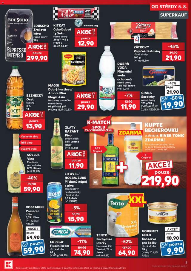Nový Kaufland leták od 05.08.