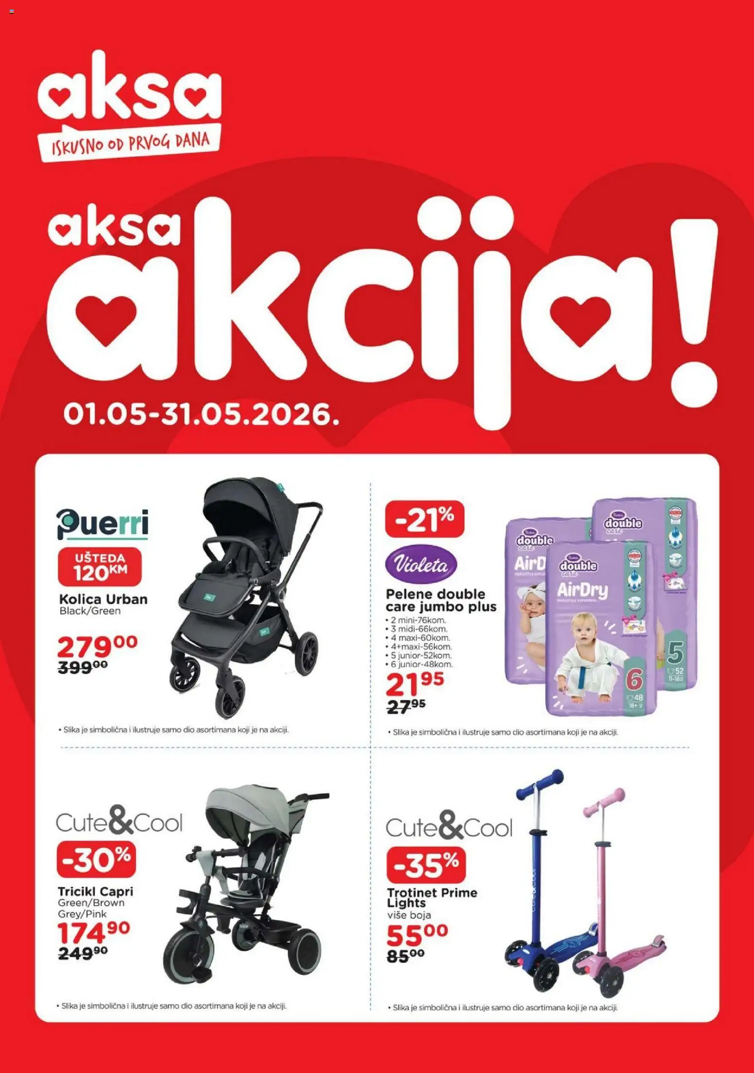Pregled letka AKSA katalog trgovine AKSA vrijedi od 01.05.2026