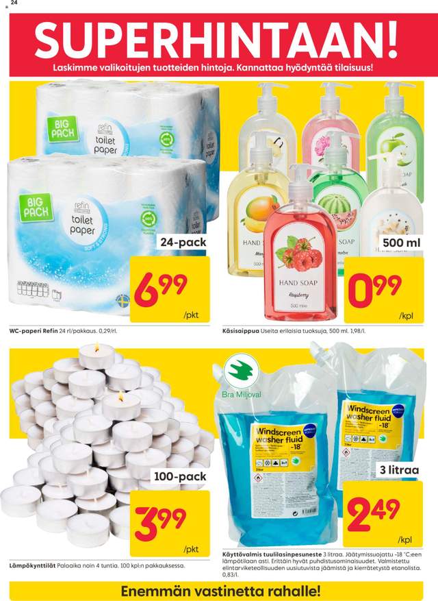 Uusi Rusta tarjouslehti alkaen 26/10