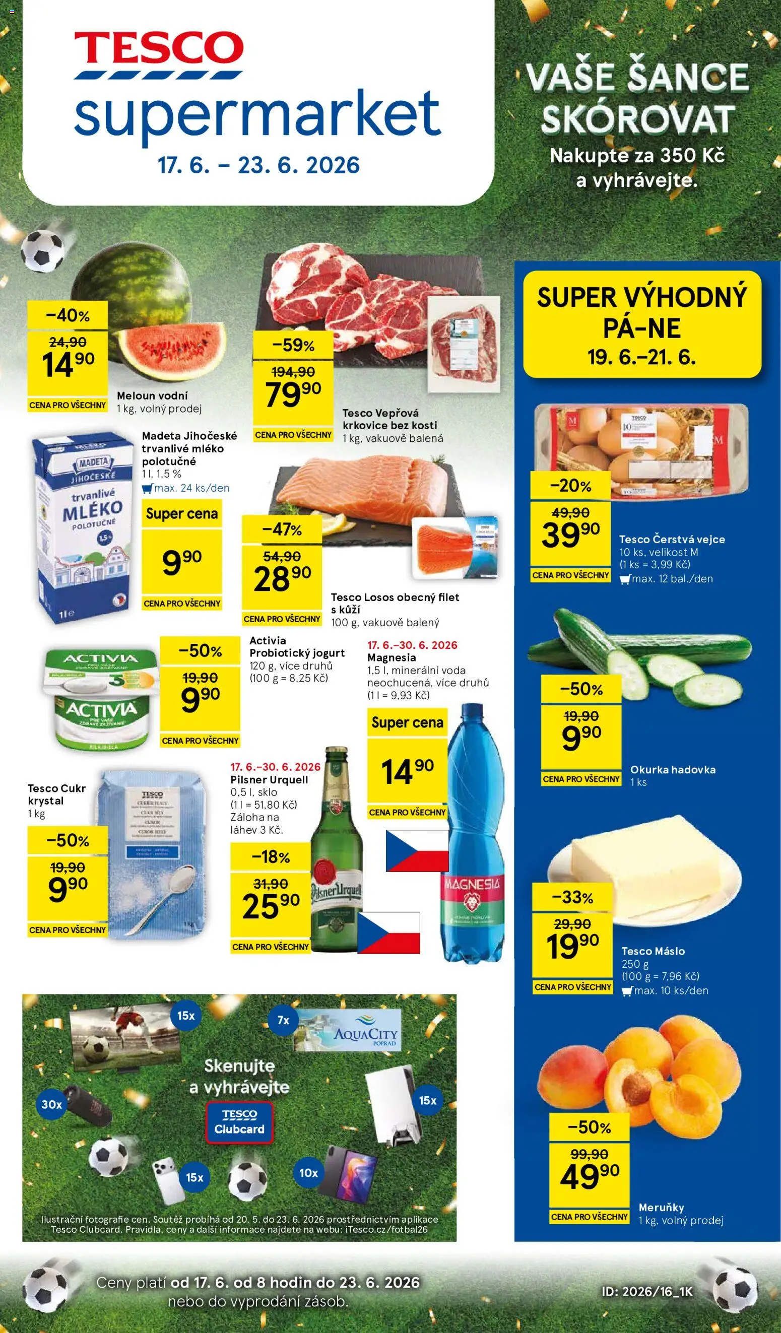 Náhled nabídky: Tesco Tesco leták - Supermarket platný od 17.06.2026