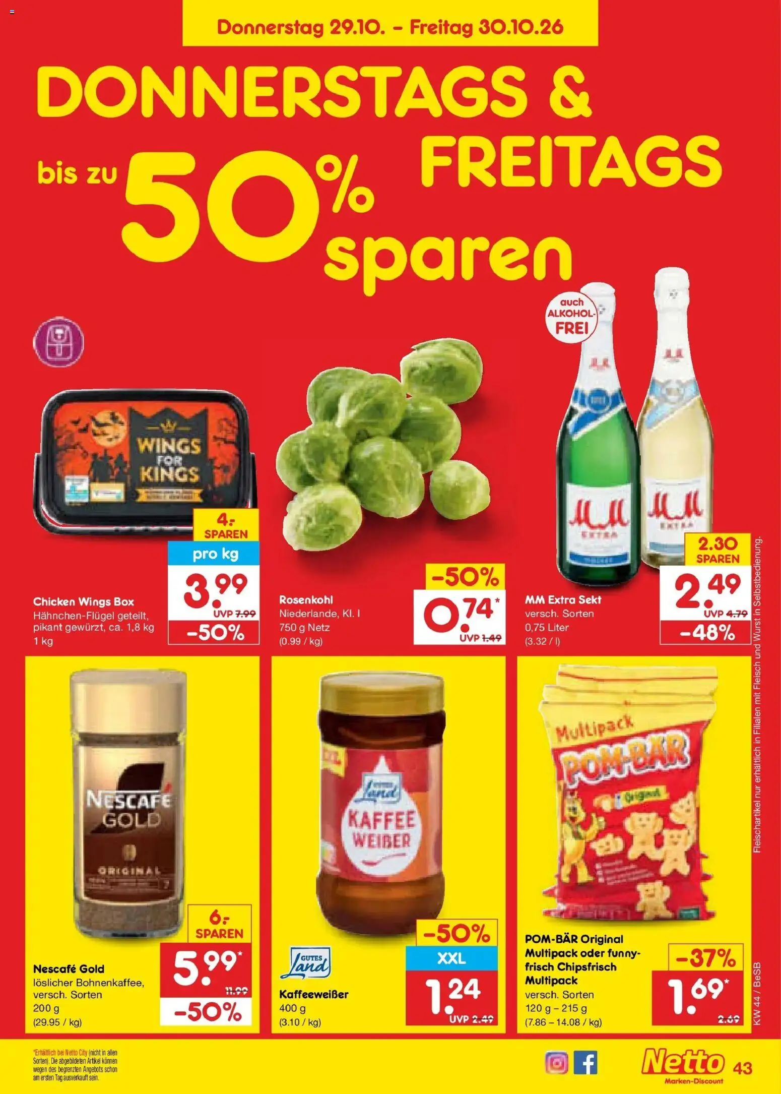 Vorschau von dem Prospekt des Geschäftes Netto Marken-Discount, gültig ab dem 26.10.2026